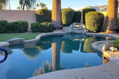 Image de Desert retreat with private heated pool & golf cart. Goodyear Az.