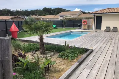 Image de Vendays-Montalivet - Location - Villa - 8 pers - 3 ch - Piscine