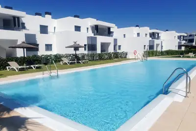 New Golf Apartment with Stunning Views in Casares Costa Golf, Finca Cortesin