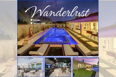 Image de Wanderlust: PickleBall, Waterslide & Game Rm