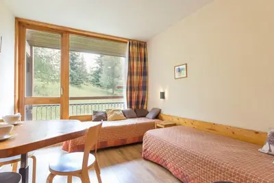 Image de Studio cabine pour 4 pers. Proche centre station avec balcon