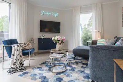 Image de Luxus Ferienwhg. für 4 Per. am Meer mit Sauna, Kamin, Garten und Waschmaschine