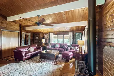 Tranquil home on 1. 82-acres with lanai, free WiFi, W\/D, and gas fireplace