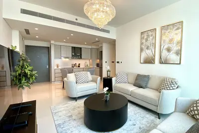 Image de Dubai Harbour | One-Bedroom Apartment w/ Palm View