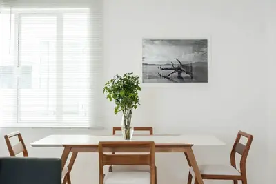 Waterfront pool home near beach