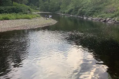 Image de Spacious home with Firepit and access to River
