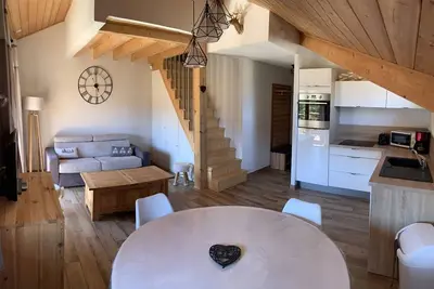Image de Oreeduloup Studio Ptilou B36 2/4 pers avec vue/piscine à 200m des pistes de ski
