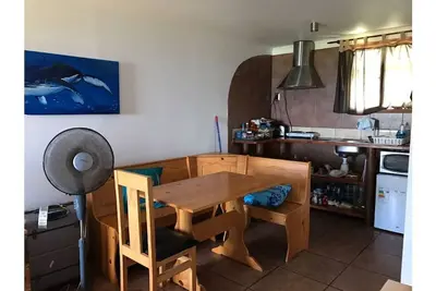 Image de Cabin with sea and sunset view.
