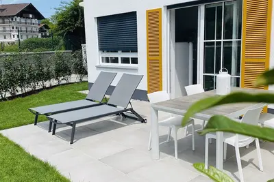 Image de New, with garden, garage parking space, own children's room and yoga & fitness gadgets