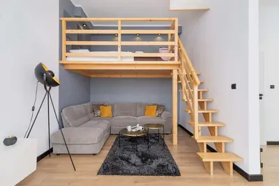Arianska Studio with Mezzanine Cracow Center by Noclegi Renters