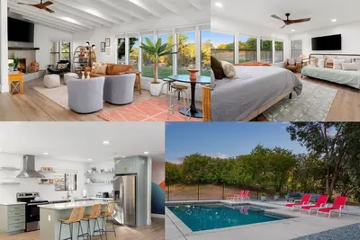 Image de Mid Century Modern Escape 4 Br w/ Pool - 1. 7 acres