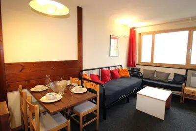 Avoriaz - Village des Crozats : Appart 4/5 pers, 26m², proche centre, sud-ouest, avec balcon