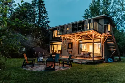 Image de Chalet Chti - bord de l'eau, mont Orford