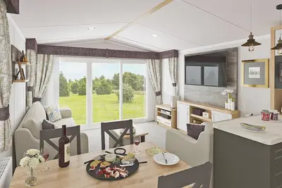 Image de Caravan with one double and two twin.