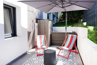 Image de Maison de vacances \"Maison Aranea\" avec vue sur les montagnes, terrasse privée et Wi-Fi