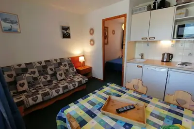 Image de Appartement 4 pers · Ski aux pieds · Balcon · Casier à skis · Parking gratuit