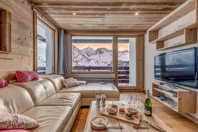 Image de Grand 3 pièces rénové avec Wifi à Tignes, 5 personnes, balcon