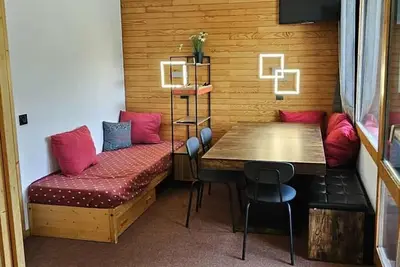 Image de Studio au pied des pistes avec terrasse, parking et Wifi - Idéal pour 4 personnes