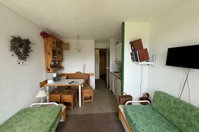 Image de Studio cosy avec balcon, accès direct aux pistes, Belle Plagne