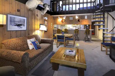 Image de Home Away From Home! Ski-in/Ski-out, Dog Friendly Condo w/ Fireplace & Views