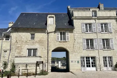Image de Maison unique à Montsoreau, entre Saumur et Chinon.