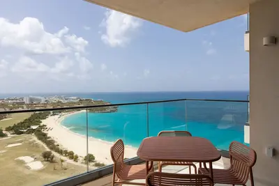 Image de Appartement 1 chambre avec vue miraculeuse sur la plage de Mullet Bay