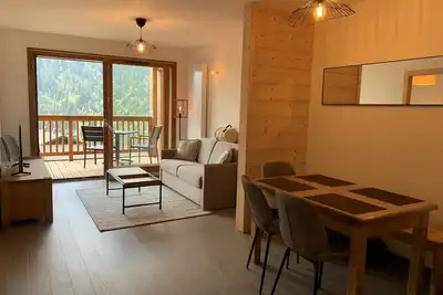 Image de Magnifique 2 pièces équipé avec garage privé à Châtel