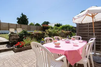 Image de Maison mitoyenne à Carnac, 5 pièces, 69m², proche plage, jardin clos, parking, animaux acceptés