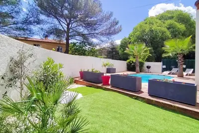 Image de Villa de standing 6\/8 pers. \/piscine & salon clim. \/à 25min plages &  Montpellier