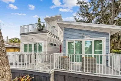 Surf Shack Tiny Home on Pinellas Trail w/ Heated Pool