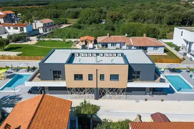 Image de Exclusive villa with two private pools near the sea.