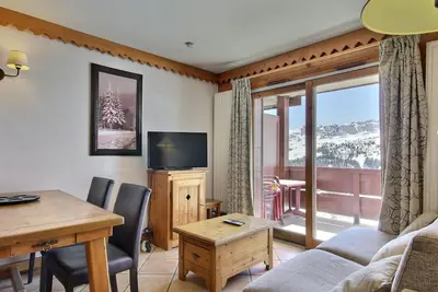 Image de Appart au pied des pistes avec piscine, salle de fitness et WiFi