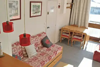 Image de Appartement traversant · Ski aux pieds · Balcon · 4 pers