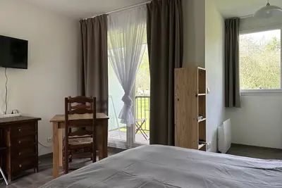Image de Appartement normandie avec piscine et jardin