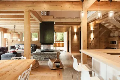 Image de Chalet d'exception à Chamonix avec sauna, cheminée et proximité des pistes skiables