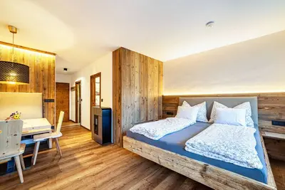 Image de Studio 'Kuppelwies 363' avec vue sur les montagnes, terrasse privée et Wi-Fi