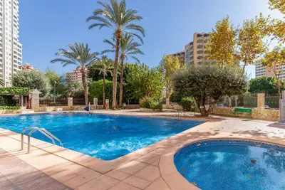 Image de Appartement Moby Dick avec vue sur la mer, piscine partagée et Wi-Fi.