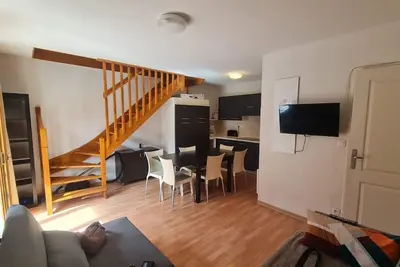 Image de magnifique duplex 8 personnes Les Orres 1800 bois Mean, ski au pied