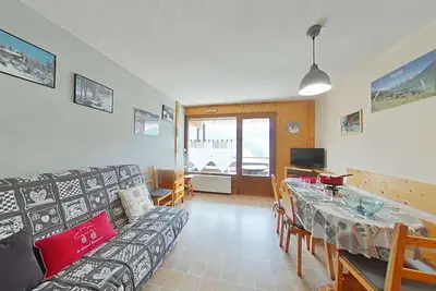 Image de Studio cabine 4 pers avec terrasse et garage, proche navettes ski - Le Grand-Bornand