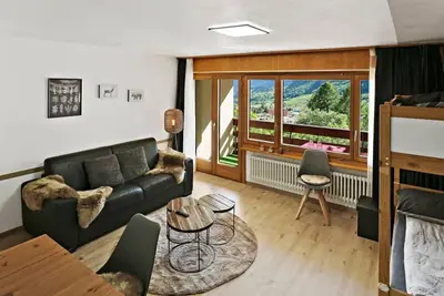 Image de Nouveau studio avec vue imprenable sur la vallée
