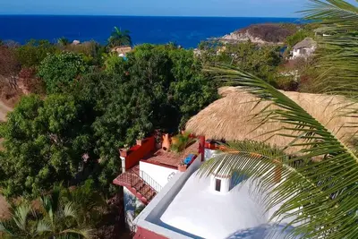 Image de Oaxacan Home | 2 King Beds, Palapa & Ocean View