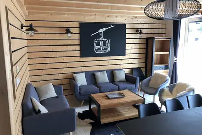 Image de Duplex 8 personnes avec terrasses et sauna