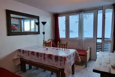 Image de Studio cabine rénové, pied des pistes, 3\/4 pers, animaux Ok