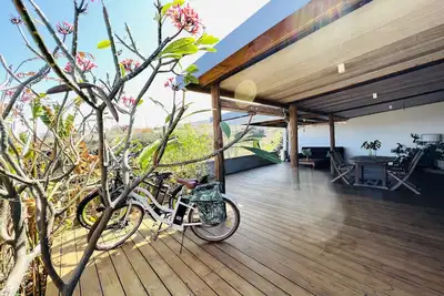 Image de pretty house very pleasant at the edge of the large ravine and the ocean