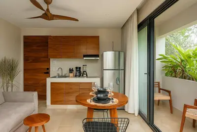 Image de Jungle Studio in Aldea Zama | Private Balcony