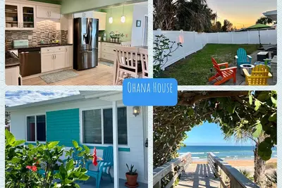 Image de Walk to the beach! Spacious home with comfy beds, game room, & fenced yard.