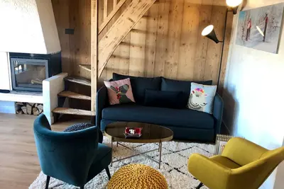 Image de Duplex, vue Mont-Blanc imprenable, rénové, 3 chambres