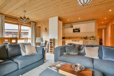 Image de Appartement confortable 6 pers avec grande terrasse et parking – Proche pistes et navettes gratuites