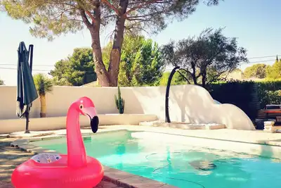 Image de Villa avec piscine et hammam à 15 mn de la plage