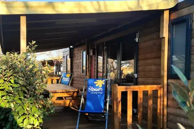 Image de Cottage Premium 40m² (4 ch) - 2 Sdb + 2wc + clim + Lv + terrasse couverte + linge de maison 8 personnes